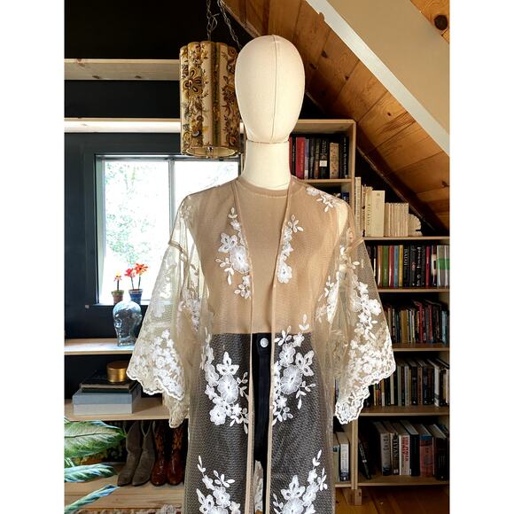 Victoria Secret Sheer Lace Jacket - Picture 2 of 7